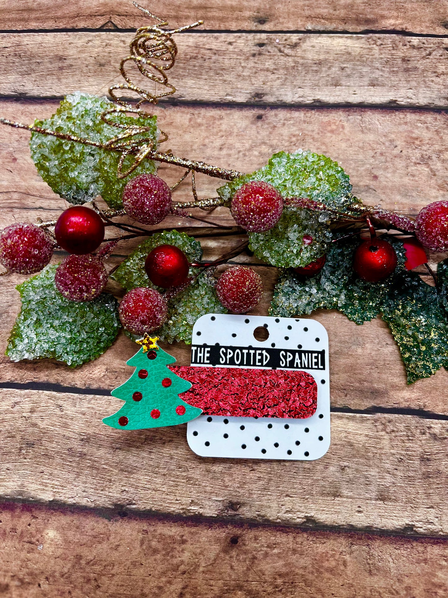 Christmas Tree Hair Clip