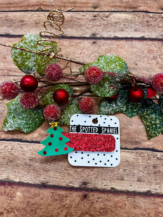 Christmas Tree Hair Clip