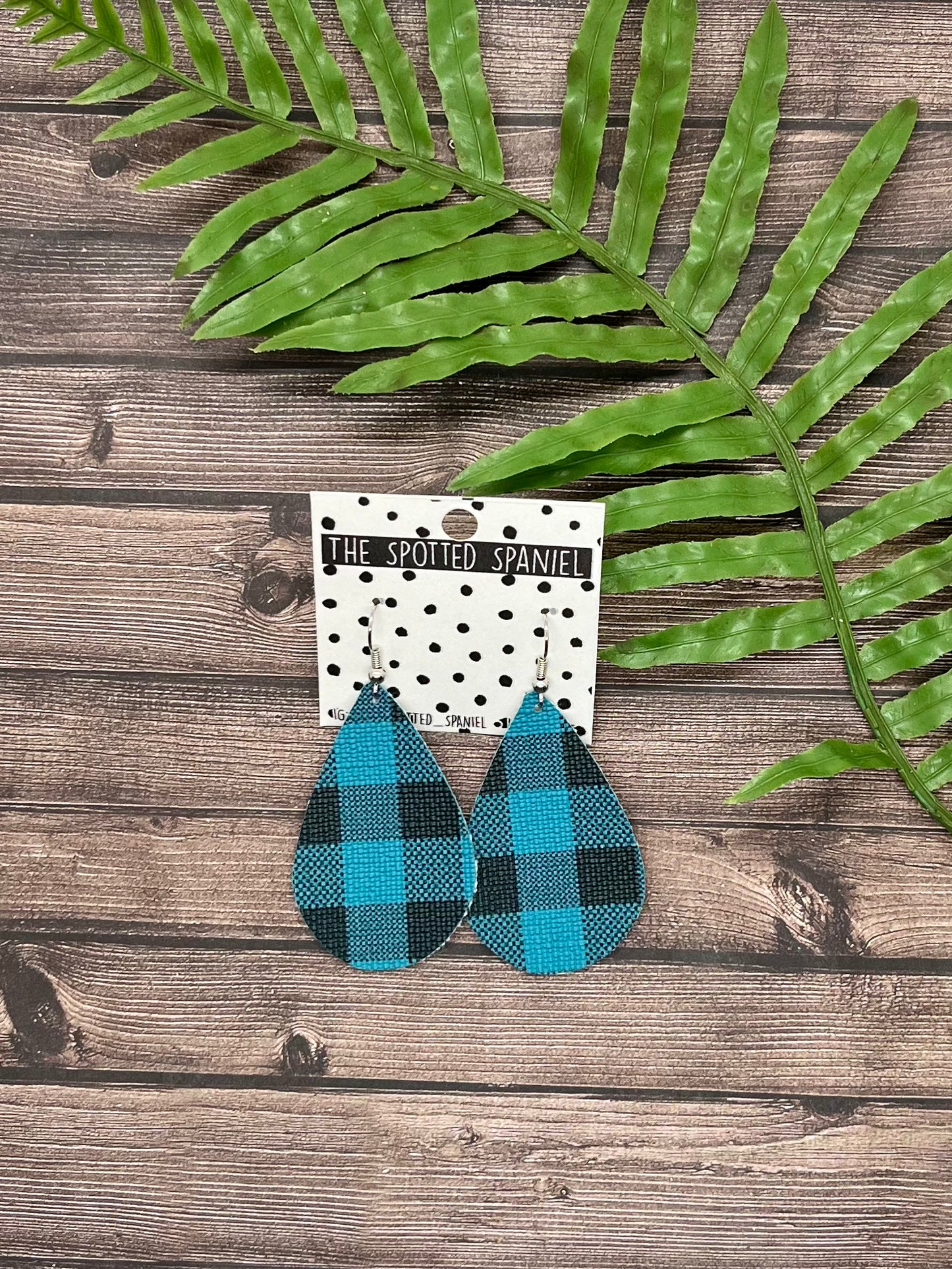 Teal Buffalo Plaid