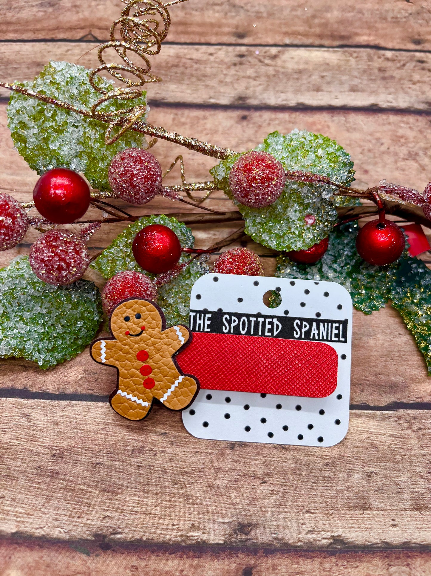 Gingerbread Hair Clip