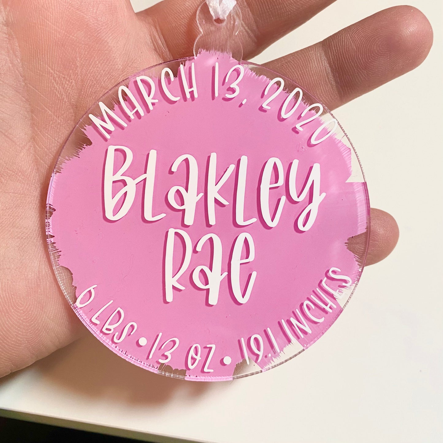 Birth Announcement Ornament